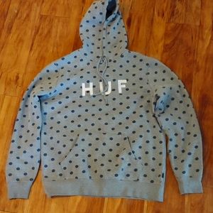 Mens polka dot HUF hoodie